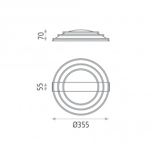 LED Wal Lamp Ringo (12.5W)