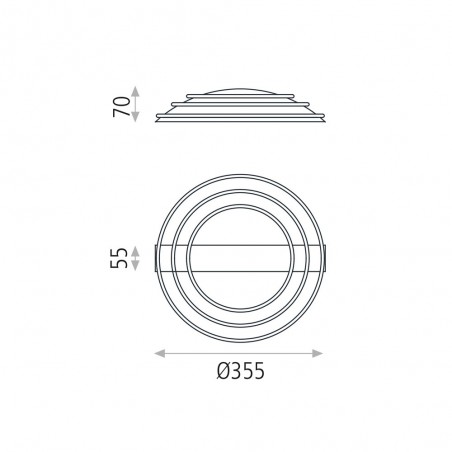 LED Wal Lamp Ringo (12.5W)