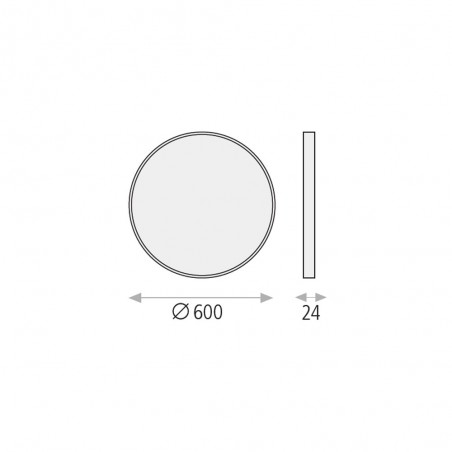 Plafón de techo LED Koe (45W)