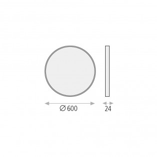 Plafón de techo LED Koe Smart (45W)