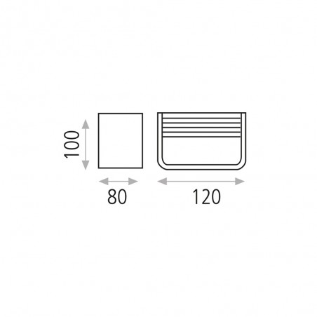Aplique pared LED Icon (8.5W)