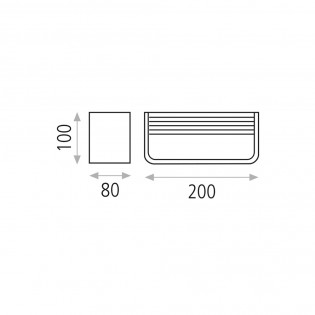 Aplique pared LED Icon (10.5W)