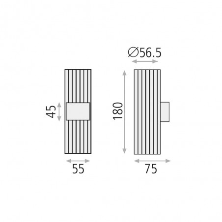 Wall Lamp Modrian (2 Lights)