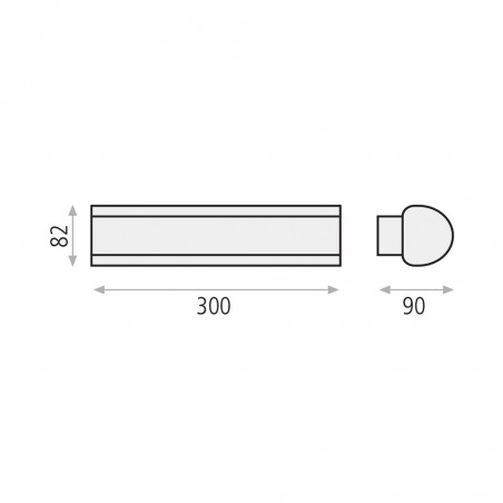 Aplique de exterior LED Aka (20W)