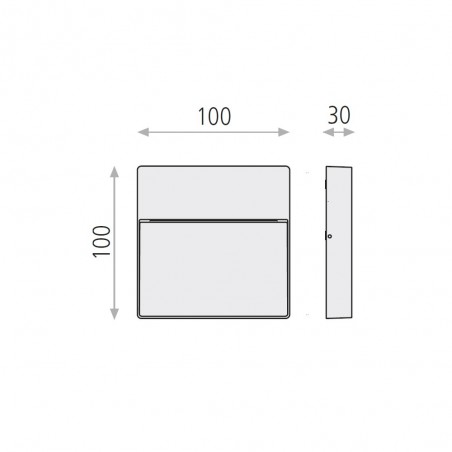 Outdoor LED Wall Lamp Nashira (4W)