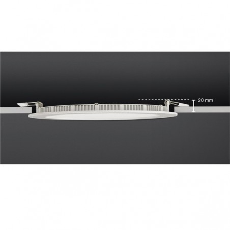 Rundes LED-Downlight Extra flach 12W