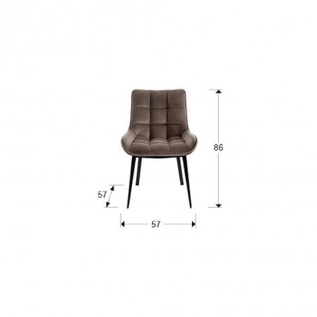 Silla de comedor Devany