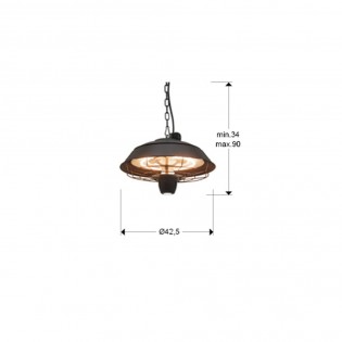 Estufa colgante Heat Vintage