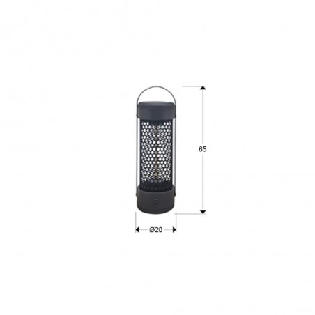 Estufa portátil de exterior Heat Black
