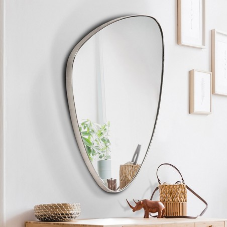 Decorative Wall Lamp Orio Silver (84x55)