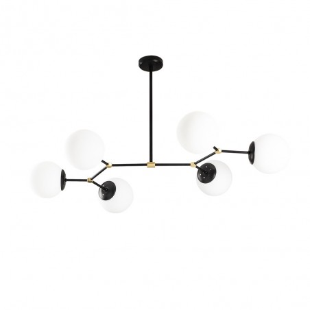Ceiling Lamp Mulen Black (6 lights)