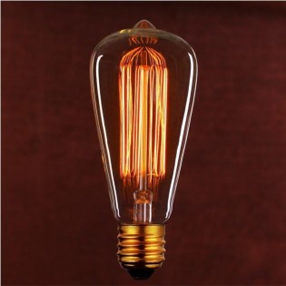 Edison-Glühbirne 1910 (6er-Pack)
