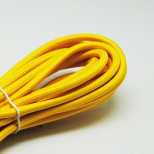 Cable textil YELLOW
