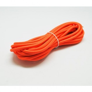 Orangefarbenes Textilkabel