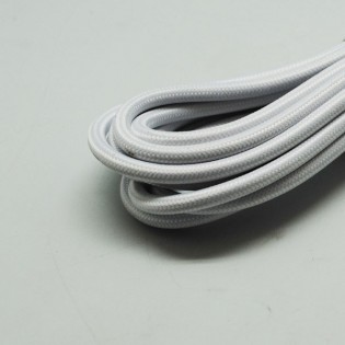 Cable textil white