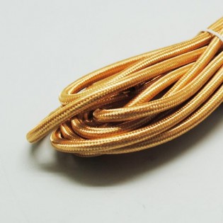 Goldenes Textilkabel