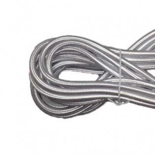 Cable textil silver