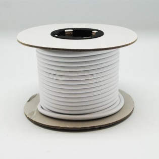 Cable roll textil white