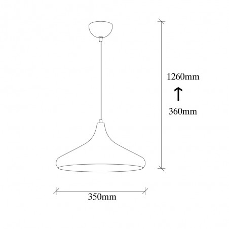 Ceiling Lamp Harvey 35 Black