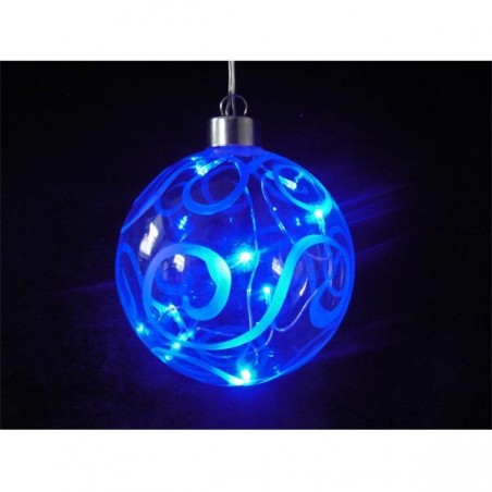 Kristallkugel blaues LED-Licht