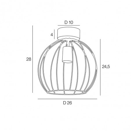 Ceiling Flush Light Owen