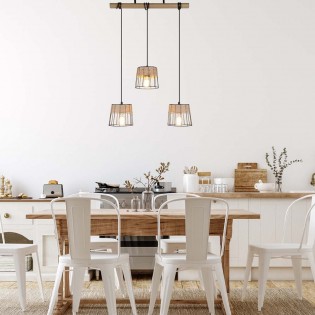 Regleta colgante Indah (3 luces)