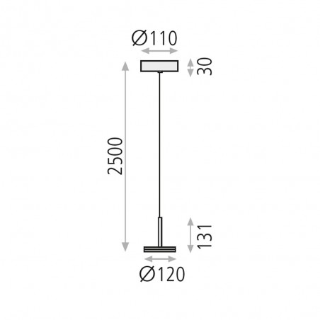 Lámpara de techo LED Corvus (7.5W)