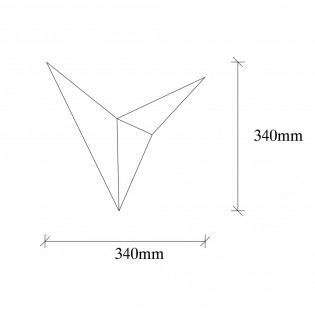 Aplique de pared Dove Blanco