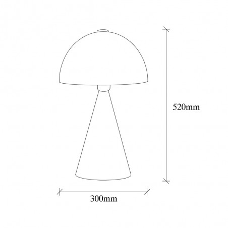 Lámpara de mesa Momo Blanco