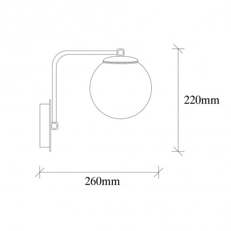 Aplique de pared Marga
