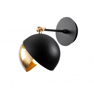 Aplique de pared Harvey 25 Negro