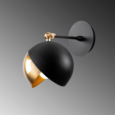 Aplique de pared Harvey 25 Negro