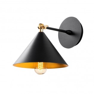 Aplique de pared Harvey 18 Negro