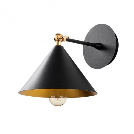 Aplique de pared Harvey 18 Negro