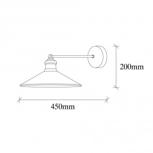 Regleta colgante Harvey Vintage (3 luces)