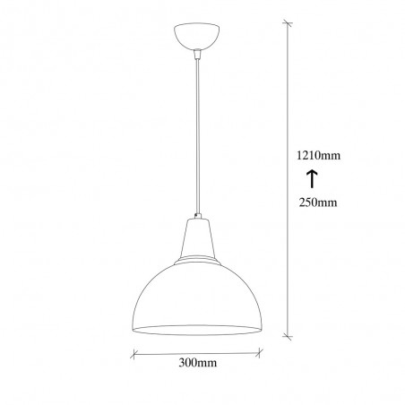Ceiling Lamp Momo 30 White