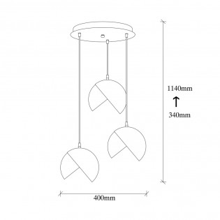 Lámpara de techo Harvey 25 (3 luces) Lámpara de techo Harvey 25 (3 luces)