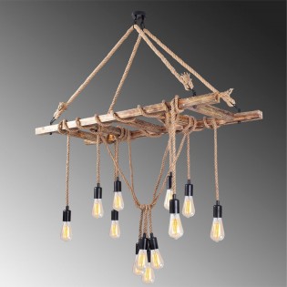 Lámpara colgante Gentry (12 luces)