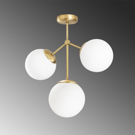 Platon de techo Mulen Oro (3 luces)