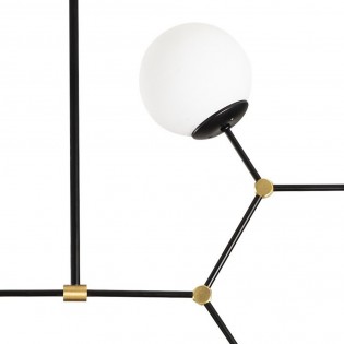 Pendant Lamp Mulen Black (6 lights)