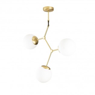 Ceiling Lamp Mulen Gold (3 lights)