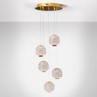 Lámpara colgante LED Austral (5x5.2W)