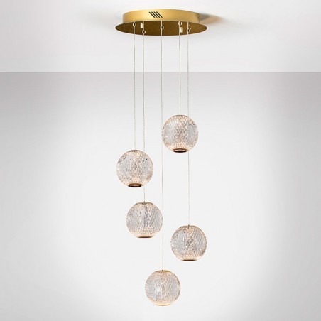 Cluster LED Pendant Lamp Austral (5x5.2W)