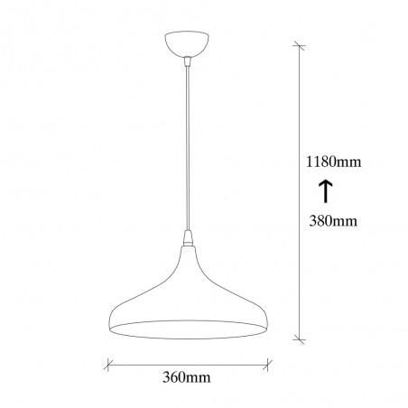 Pendant Lamp Asney 36 Gold