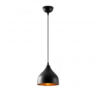 Lámpara colgante Asney 18 Negro
