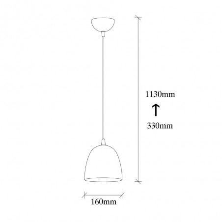 Pendant Lamp Asney 16 White