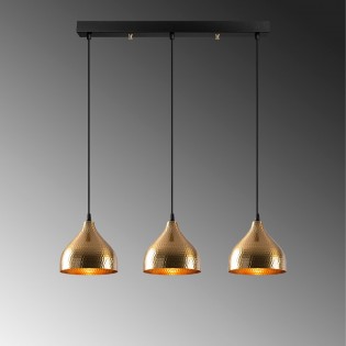 Regleta colgante Asney Vintage (3 luces)