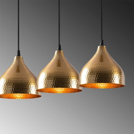 Pendant Track Light Asney 18 Gold (3 lights)