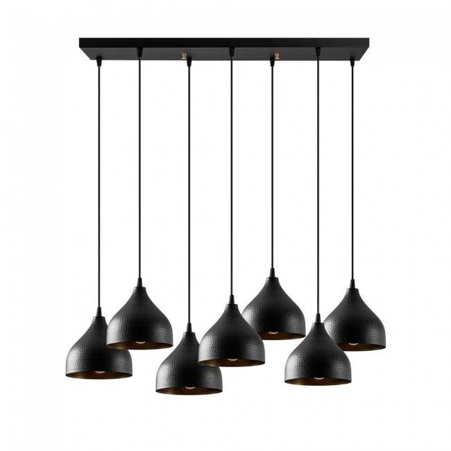 Pendant Lamp Asney 18 Black (7 lights) Pendant Lamp Asney 18 Black (7 lights)