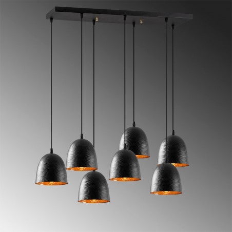 Lámpara colgante Asney (7 luces)